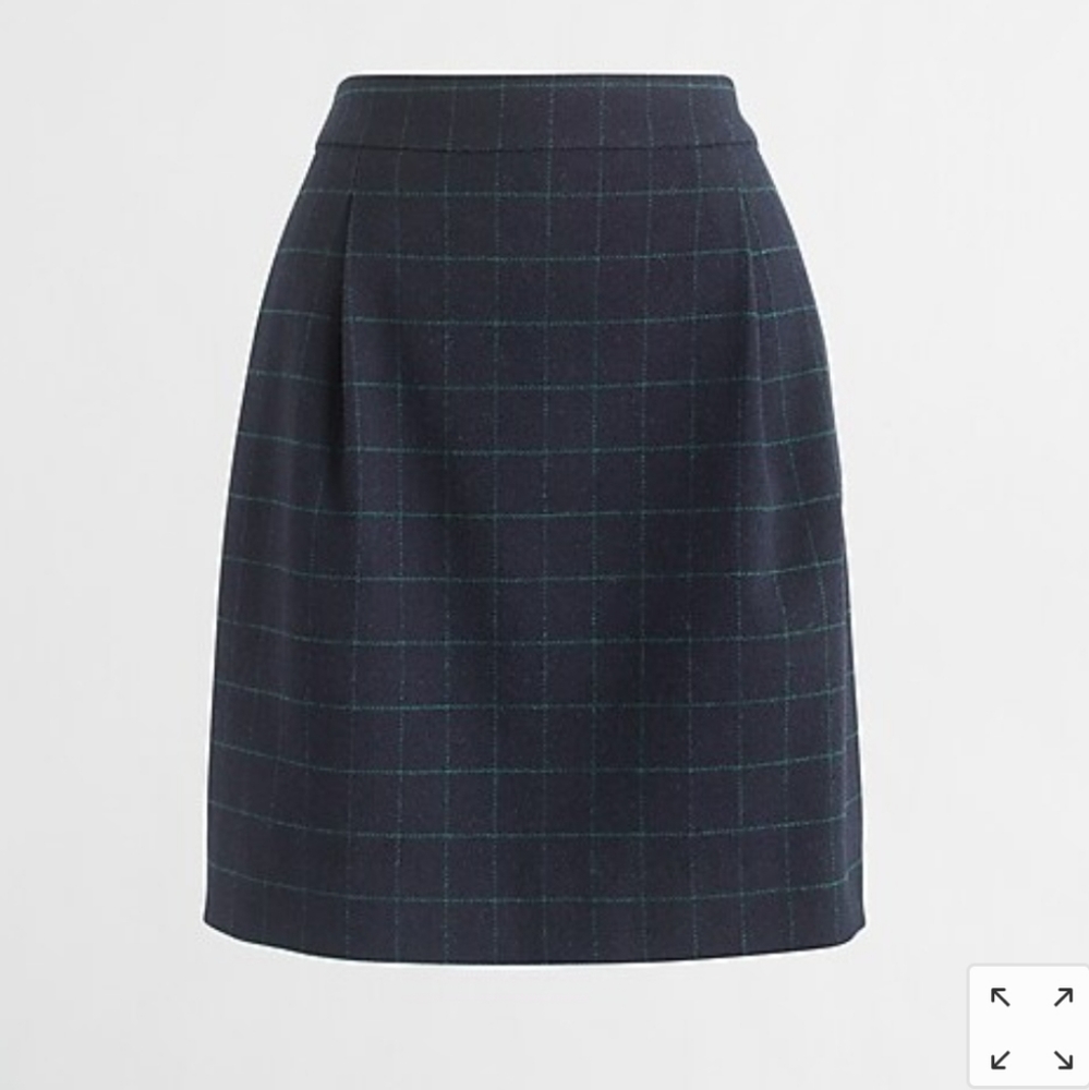 J.Crew Factory plaid mini skirt